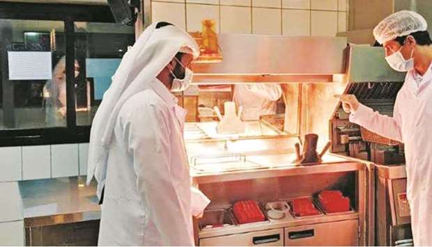 According to an official statement by the Ministry of Municipality and Environment (MME), 700 food establishments were inspected and 13 notices issued after violations were found.