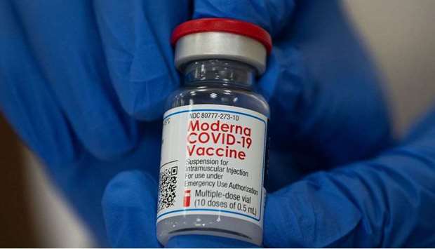 (File photo) Modernau2019s Covid-19 vaccine