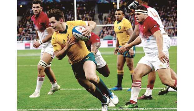 Australia and France last met in Paris in 2016 with the Wallabies winning 25-23. (Reuters)