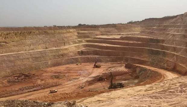 One of the gold mines in Siguiri province