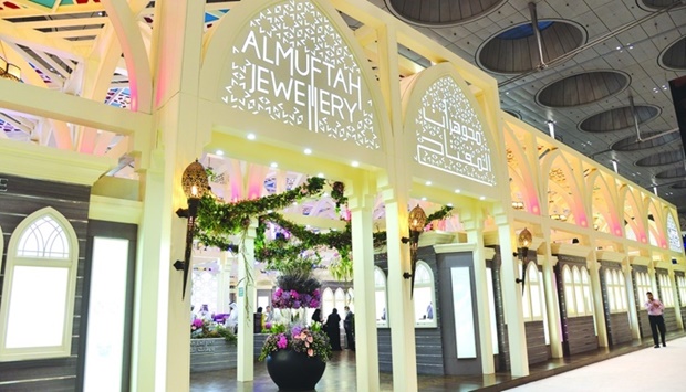 A view of Al Muftah Jewellery pavilion at DJWE. PICTURES: Shaji Kayamkulam.