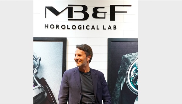 MB&F founder Maximilian Bu00fcsser, recently visited the Blue Salon pavilion at Doha Jewellery and Watches Exhibition (DJWE) 2022.
