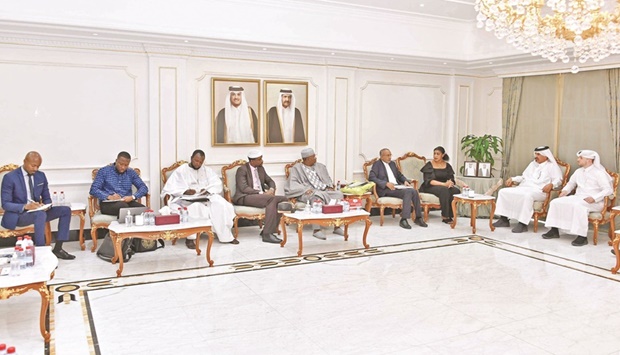 Qatar Chamber First Vice-Chairman Mohamed bin Twar al-Kuwari met on Sunday with a trade delegation from Mali led by the chief executive officer of Toulys Enterprise Fatoumata Batouly Niane.