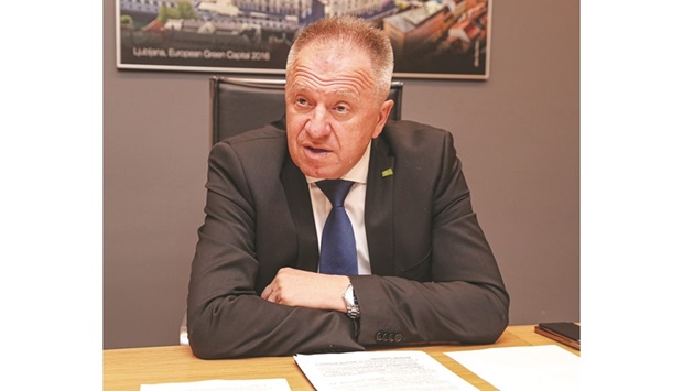 Slovenian Deputy Prime Minister and Minister of Economic Development and Technology Zdravko Pocivalsek.