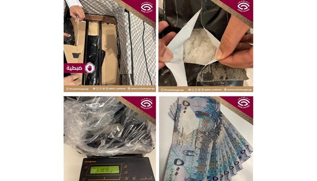 According to a tweet by the GAC on Thursday, the contraband was found hidden inside a passengeru2019s bag at Hamad International Airport (HIA).