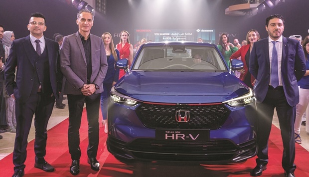 Officials at the launch of the all-new Honda HR-V.