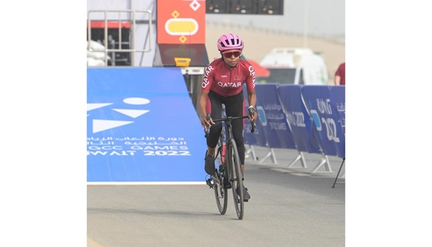Qataru2019s Noor al-Jaber finished 11th in the Womenu2019s Individual Road Race at the GCC Games in Kuwait on Monday.