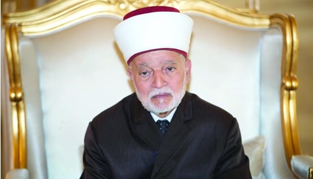 The Mufti of Al Quds and the Palestinian Territories, Sheikh Mohamed Ahmad Mohamed Hussein