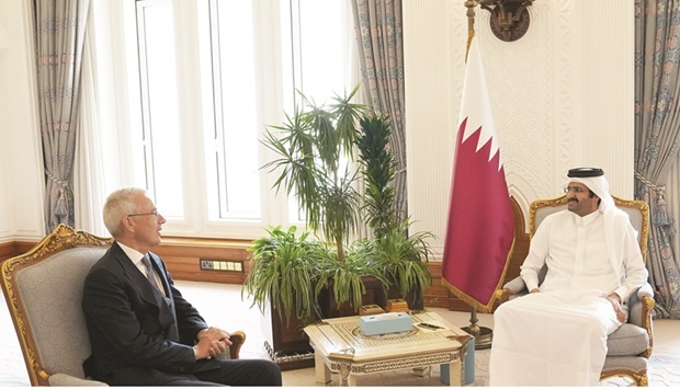 During the meeting, ways to enhance co-operation were reviewed, in addition to a number of issues of mutual interest.