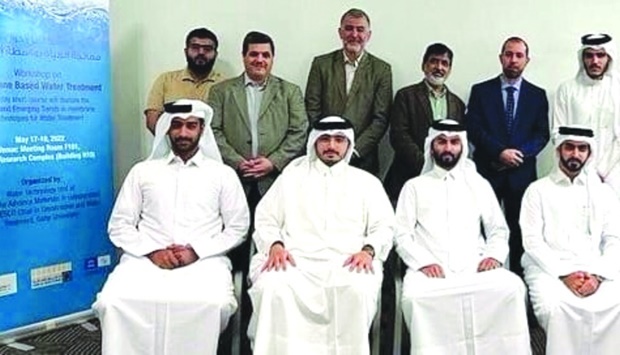 QU officials who participated in the workshop