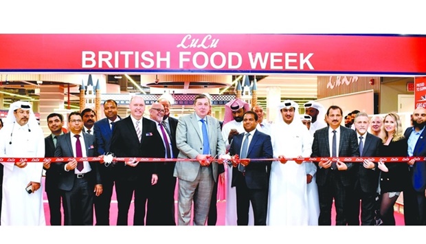 A snapshot from the opening of the British Food Week at LuLu Hypermarket, Abu Sidra Mall. PICTURES: Thajudheen and supplied