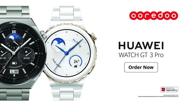 Ooredoo retailing Huawei Watch GT3 Pro range - Gulf Times