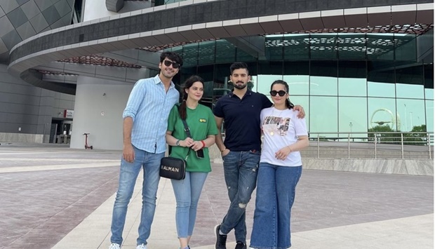 Glimpses from the Qatar visit of Aiman and Minal along with their spouses Muneeb and Ahsan.