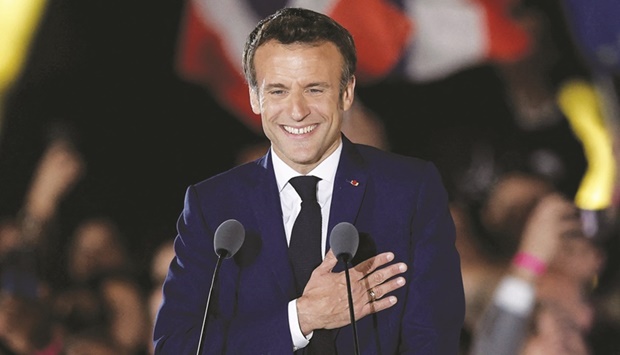 Franceu2019s Emmanuel Macron was sworn in for his second term as president on Saturday.
