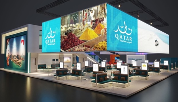 Qatar Tourism pavilion at ATM