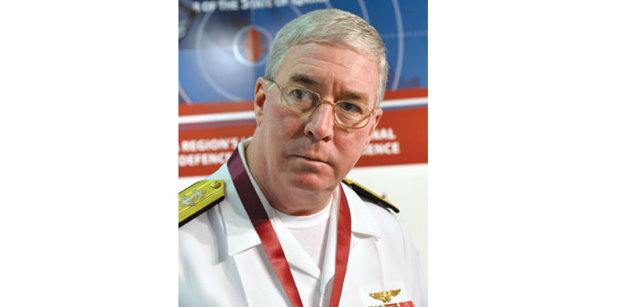 Vice Admiral John Miller: says Strait of Hormuz is an international Hormuz and all nations have a right to it.