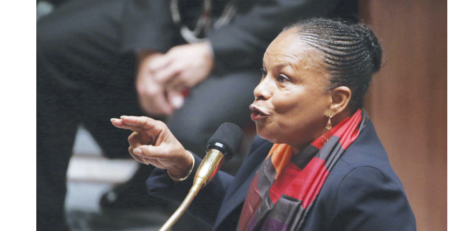Taubira: it is not about careless little slips of the tongue.