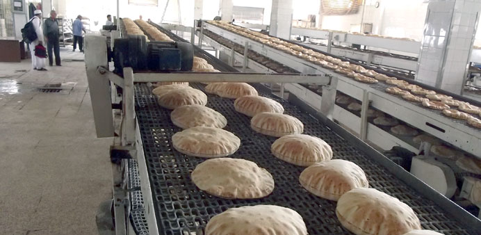  A bakery that is part of the project in Syria.