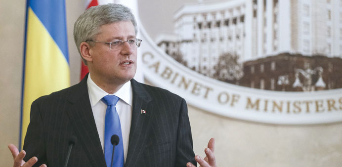 Harper: Putin has undermined confidence in the protection afforded by international agreements.