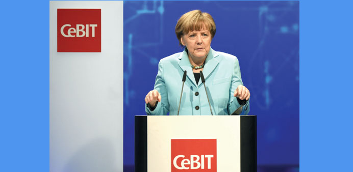 Merkel: Call for reforms to level the playing field for investors.