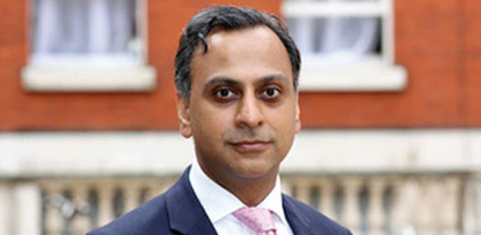 Ajay Sharma, new British ambassador to Qatar.