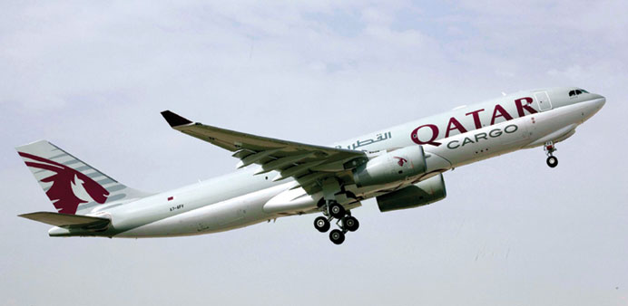A Qatar Airways A330 Freighter.