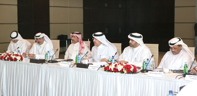 QP officials among others at the meeting.