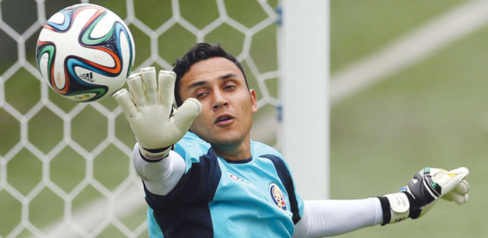 Costa Rica goalkeeper Keylor Navas 