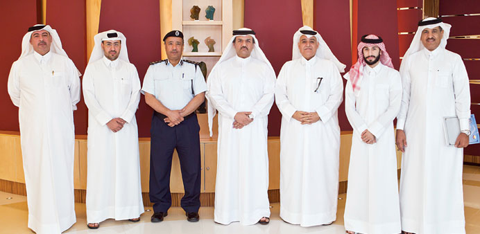  Brigadier Saad al-Kharji and representatives of UDC at the signing ceremony. 