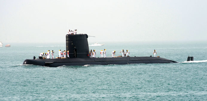 Pakistan Navy submarine PNS M Hashmat.