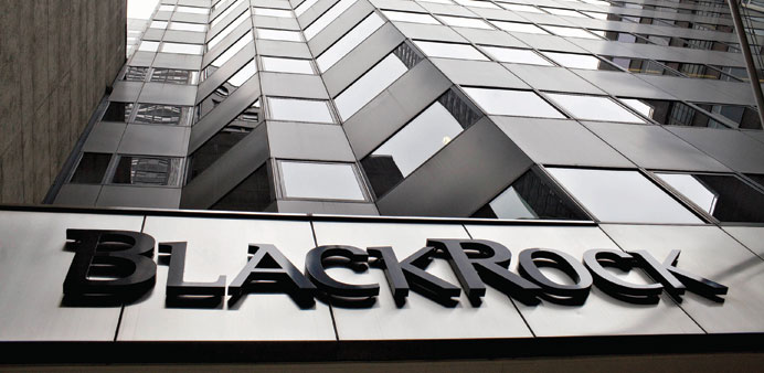 BlackRock headquarters building in New York. The plunge in emerging markets is taking a bite out of the performance of funds including BlackRock.