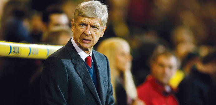  Arsenal manager Arsene Wenger.