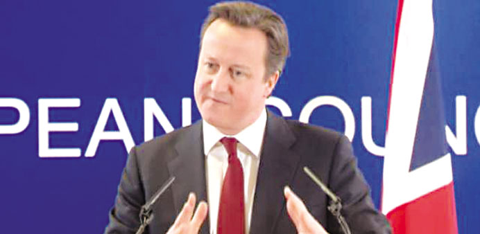 Cameron: disagreeing with remarks