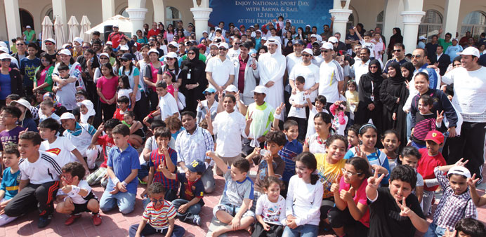 It was a day of fun and frolic for Qatargas employees and their families as they celebrated the sports day.