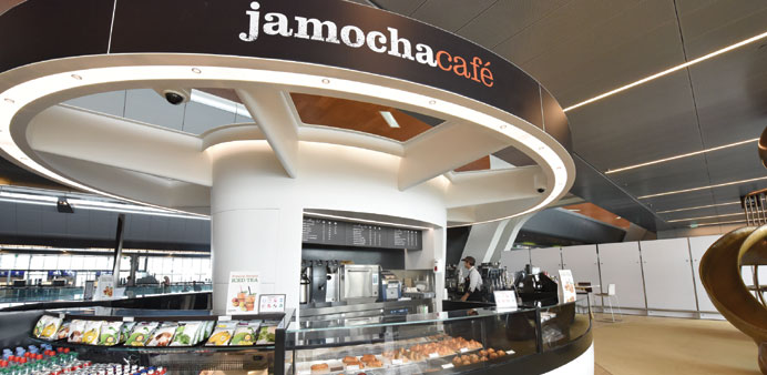 The sixth Jamocha Cafu00e9 is located at HIAu2019s Concourse. 