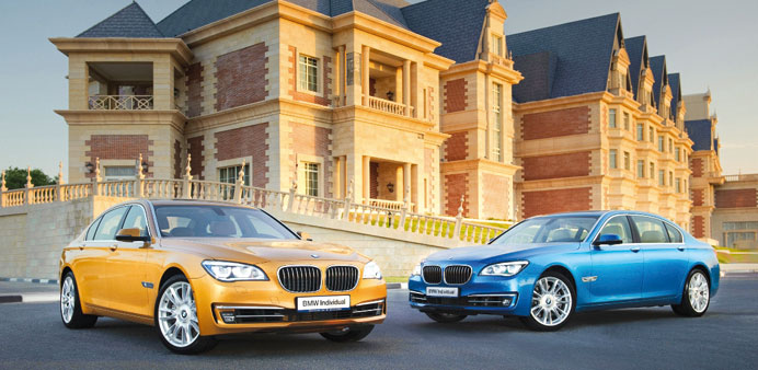 Cars from the new BMW 7 Series Individual range.