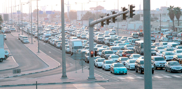Traffic jams are a bitter reality in Doha. Flyovers and underpasses, say industry sources, are ways to ease the traffic mess.