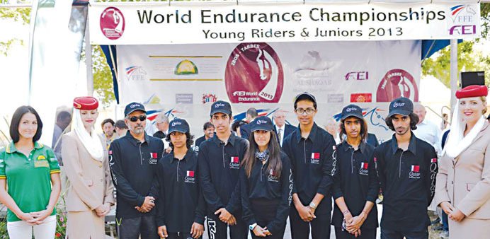 Al Shaqab Endurance Junior Team ended the FEI World Endurance Championship for Young Riders and Juniors at fifth-place, in Tarbes, France, on Saturday
