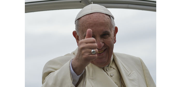 Francis: his Spanish-language tweets retweeted more than 10,000 times on average, and his English-language tweets, over 6,400 times.