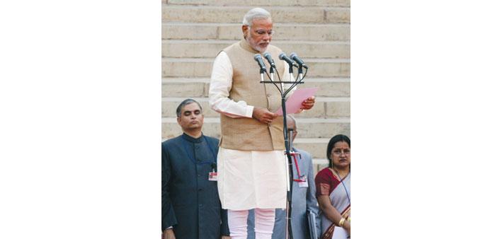 Modi: When the going gets tough, the tough get going.