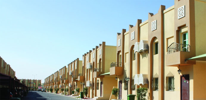 A view of one of the Ezdan residential compounds.