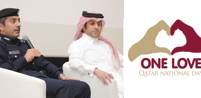 Col Abdullah Khalifa al-Muftah and Mana Ibrahim al-Mana explain about the Qatar National Day programmes.