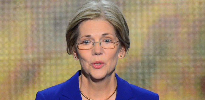 Elizabeth Warren: she has worked hard on financial-sector issues over many years.