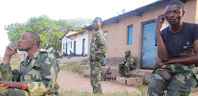   Congolese soldiers in South Kivu.