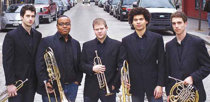 C Street Brass will perform at CMUQ and Al Mirqab Boutique Hotel in Souq Waqif.