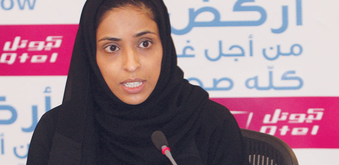 Fatima Sultan al-Kuwari, public relations director of Qtel, says the marathon is part of the companyu2019s Corporate Social Responsibility.