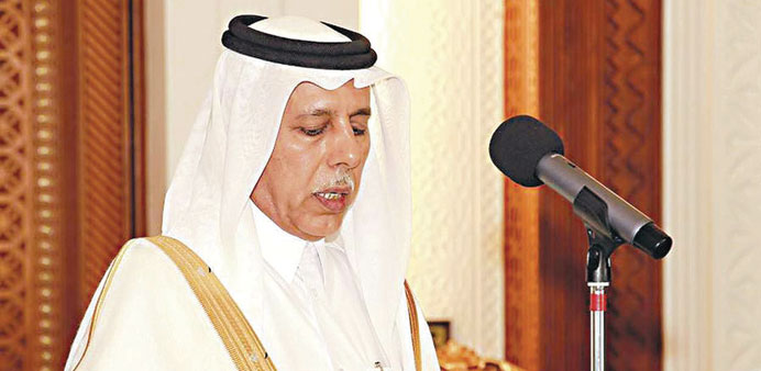 HE the Deputy Prime Minister and Minister of State for Cabinet Affairs Ahmed bin Abdullah bin Zaid al-Mahmoud.
