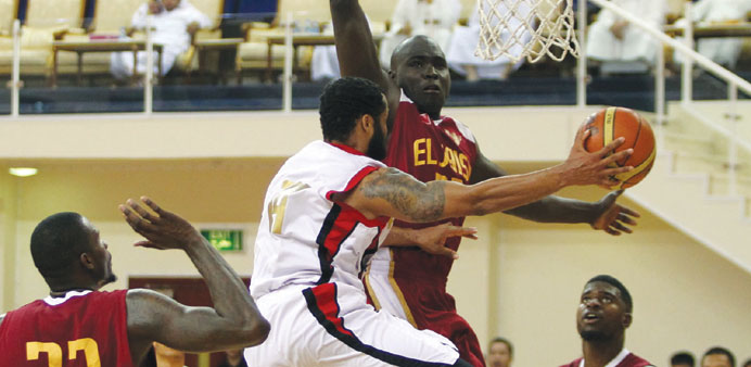 Action from the El Jaish vs Al Rayyan match in the Emir Cup yesterday.