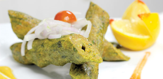 HEALTHY AND DELICIOUS: Hara Bhara Seekh Kebab.