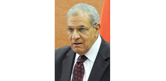 Ibrahim Mahlab: who served as housing minister in Beblawiu2019s cabinet.